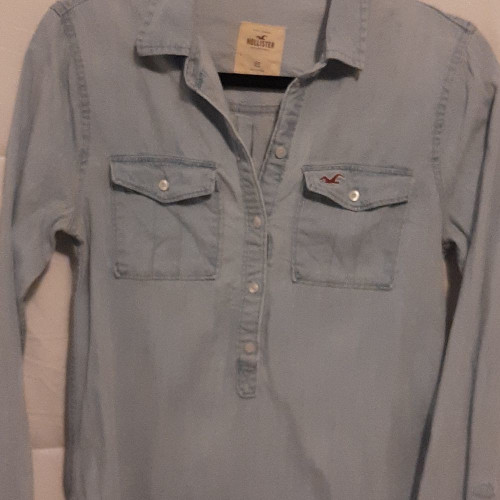 HOLLISTER DENIM SHIRT - Picture 3 of 7
